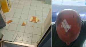 Gallipoli: piastrelle cadono nel bagno dell’ospedale, paziente ferito chiede risarcimento