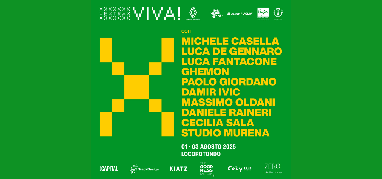 Venerdì torna Extra Viva, lo spin-off del Viva Festival a Locorotondo.