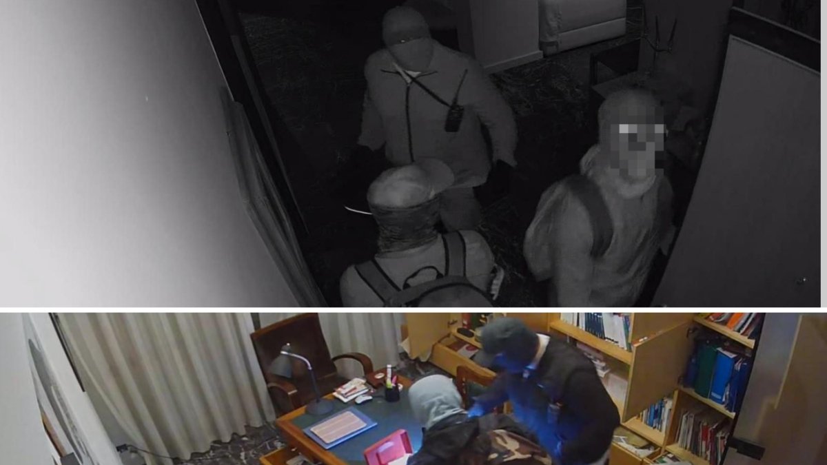 Bari, blitz in otto minuti in un appartamento del centro: ladri forzano la porta, rubano soldi e una borsa e fuggono.