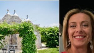 Giorgia Meloni torna in Valle d'Itria: un grande resort con trulli e piscina a Locorotondo per le vacanze con la famiglia.