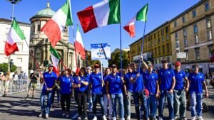 Inizia la Six Days a Bergamo: l'Italia tallona la Francia.