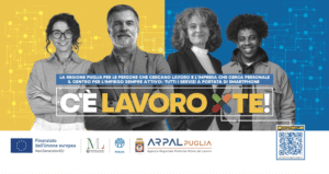"C’è Lavoro X Te": Regione Puglia e ARPAL lanciano una campagna per i servizi digitali dedicati al lavoro