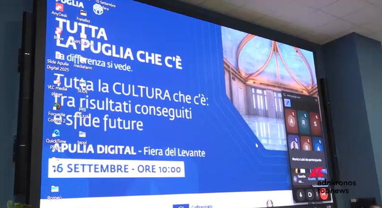 Cultura: la Regione Puglia presenta il bilancio dell'ultimo quinquennio con due documenti strategici