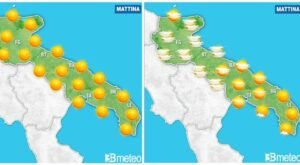 Maltempo in arrivo: tornano le piogge in Puglia. Previsioni meteo.