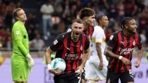 Milan-Lecce, sedicesimi di Coppa Italia: risultato 3-0 con gol di Gimenez e Nkunku.