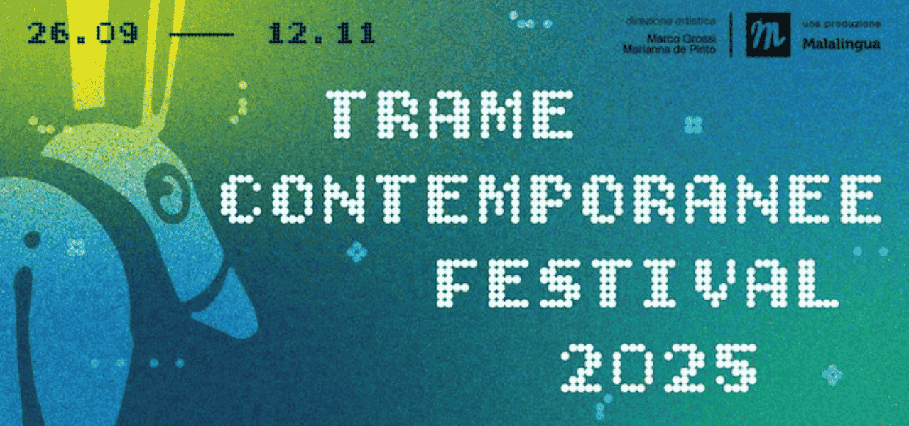 Trame Contemporanee: inizia domani il festival teatrale