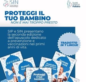 Vaccini: opuscolo per genitori "Proteggi il tuo bambino" da pediatri e neonatologi