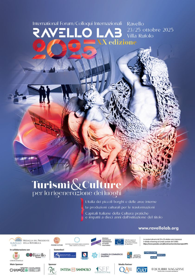 Monte Sant'Angelo scelta per il Ravello Lab 2025: il racconto della Capitale della Cultura Puglia 2024 al centro del dibattito culturale nazionale.