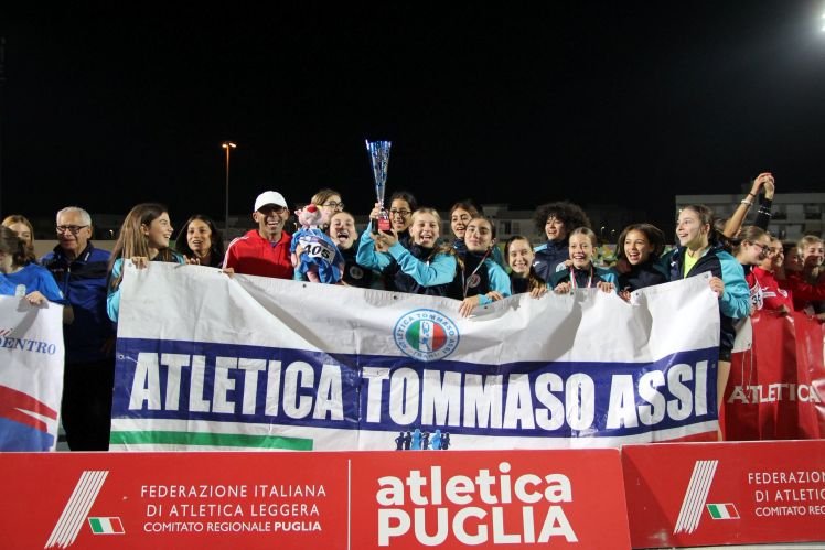 Atletica: assegnati gli Scudetti Puglia U14 e U16 ai Campionati di Società di Molfetta