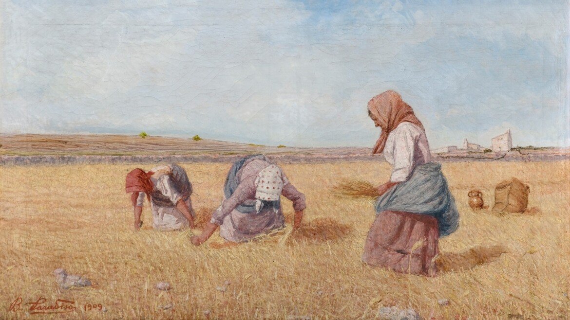 Bartolomeo Paradiso: accensioni cromatiche nei campi di Puglia tra Otto e Novecento