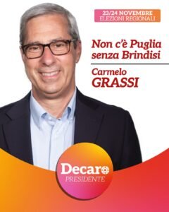 Carmelo Grassi: "La cultura è il motore dell'identità lavorativa e del futuro della Puglia"
