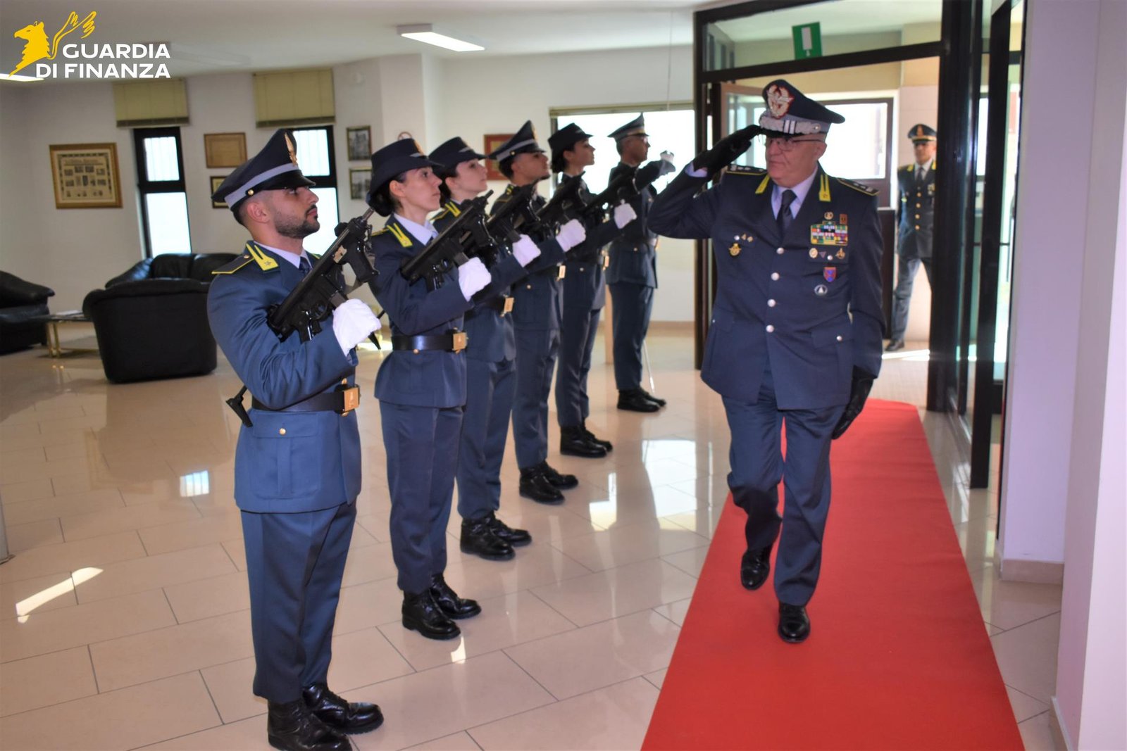 Il Comandante Regionale Puglia della Guardia di Finanza in visita al Comando provinciale Bat
