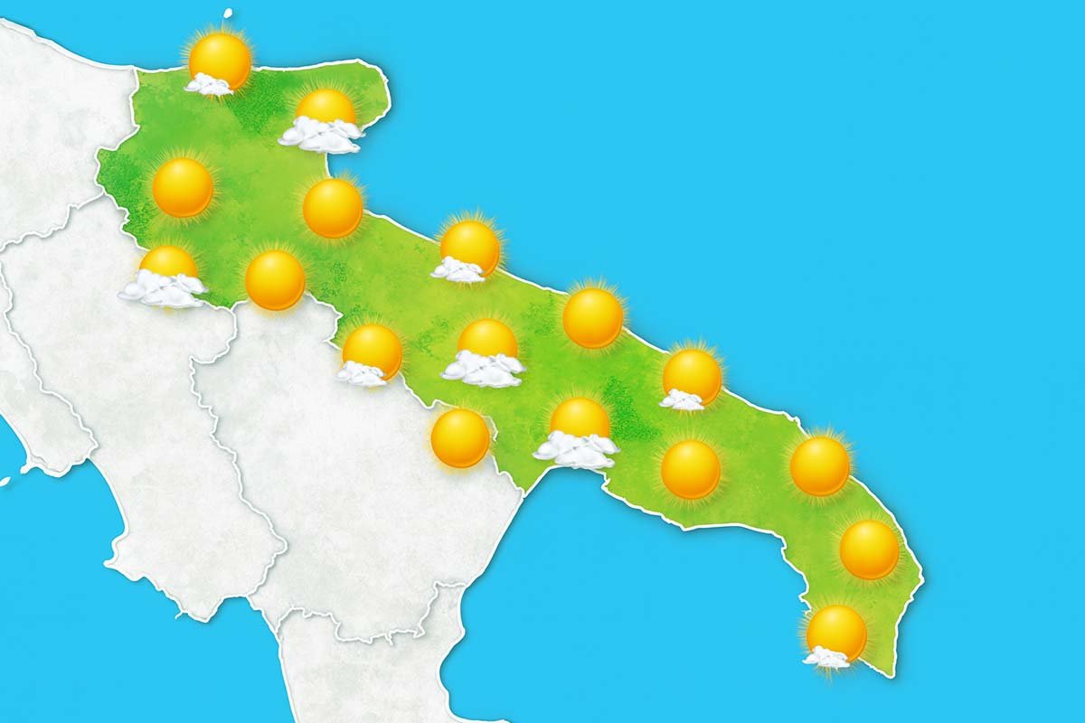 Meteo Puglia: mercoledì 8 ottobre, alta pressione e cambio di rotta