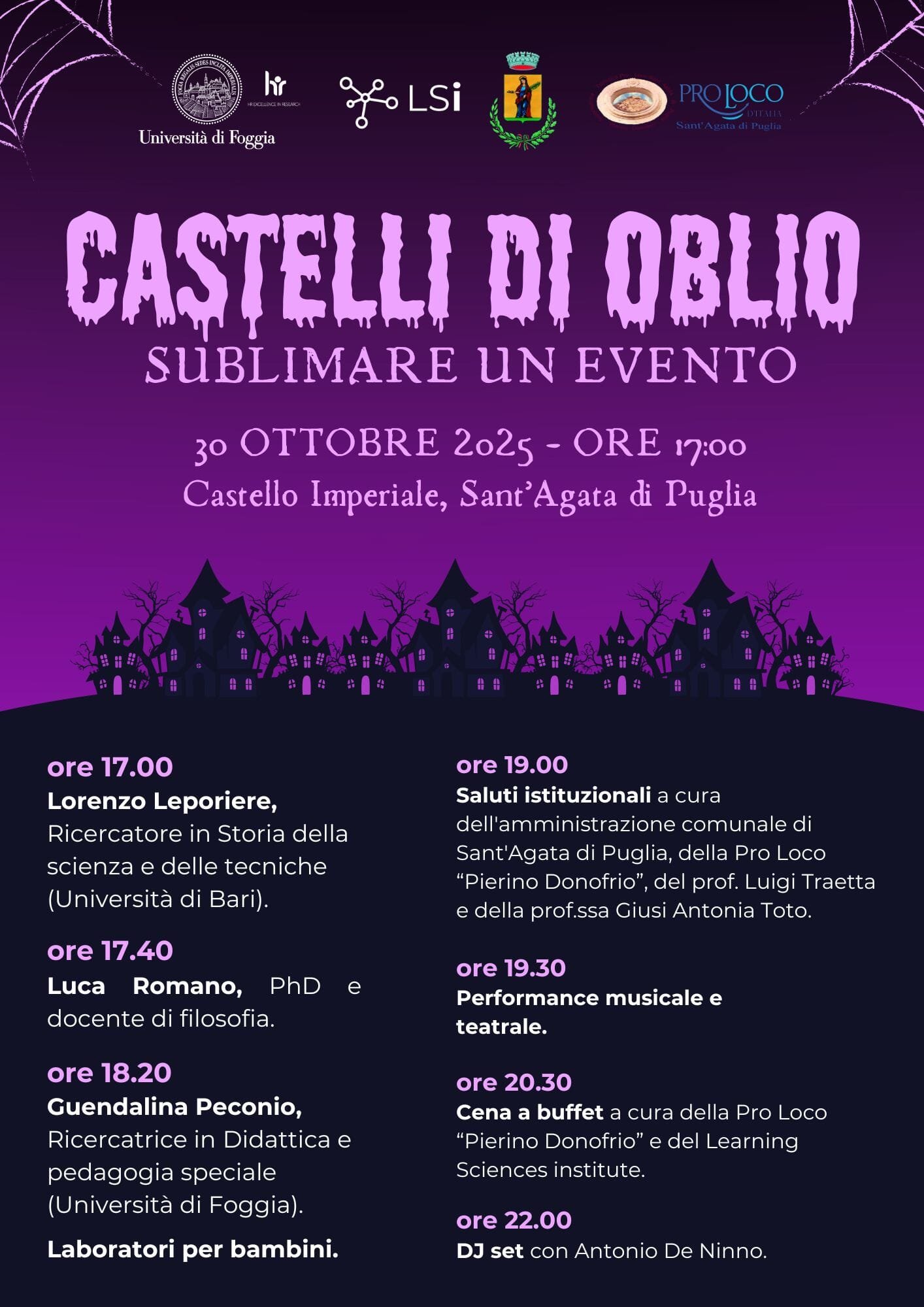 programma castelli di oblio programma castelli di oblio