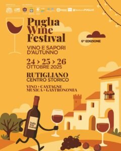 Torna a Rutigliano il “Puglia Wine Festival” dal 24 al 26 ottobre