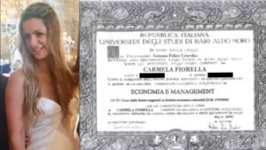 La moglie dell'ex assessore regionale ha lavorato con una laurea falsa: Carmela Fiorella deve restituire 35mila euro ad Aeroporti di Puglia e svolgere attività di volontariato.
