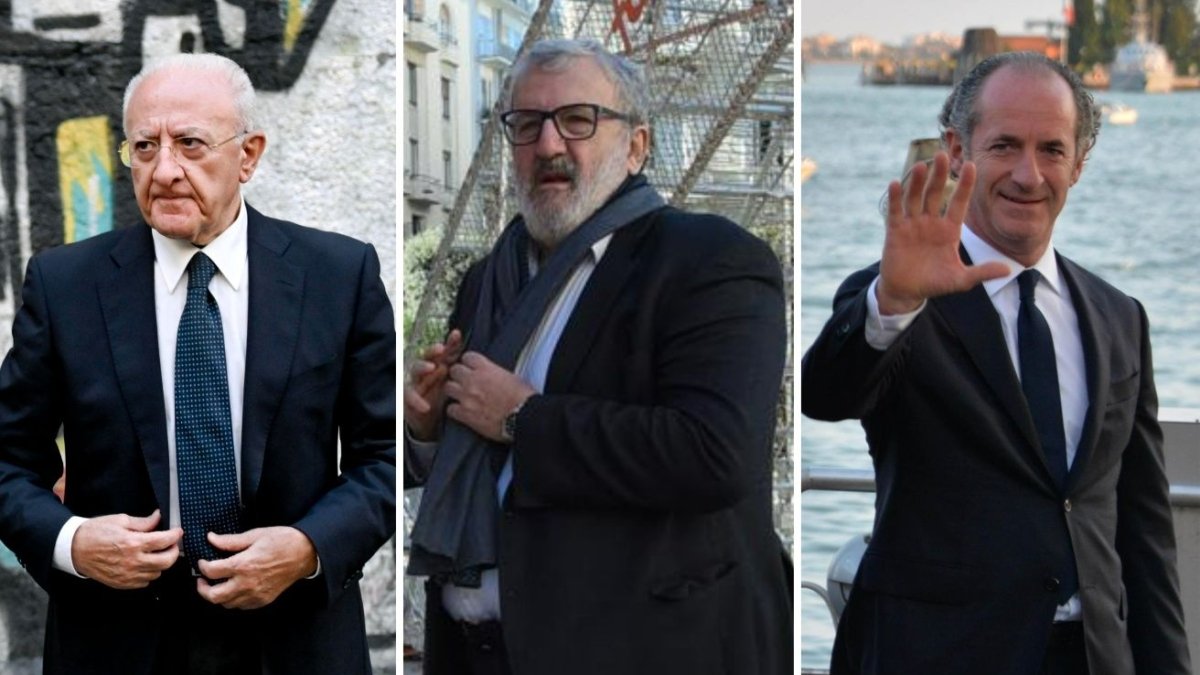 L'arrivederci dei tre "tenori": termina l'era politica di De Luca, Emiliano e Zaia