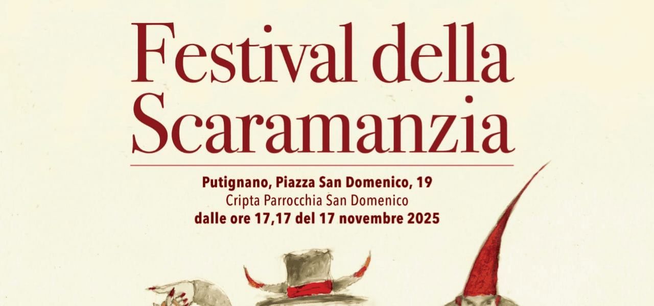 Oggi si svolge il Festival della Scaramanzia dell'Accademia delle Corna di Putignano.