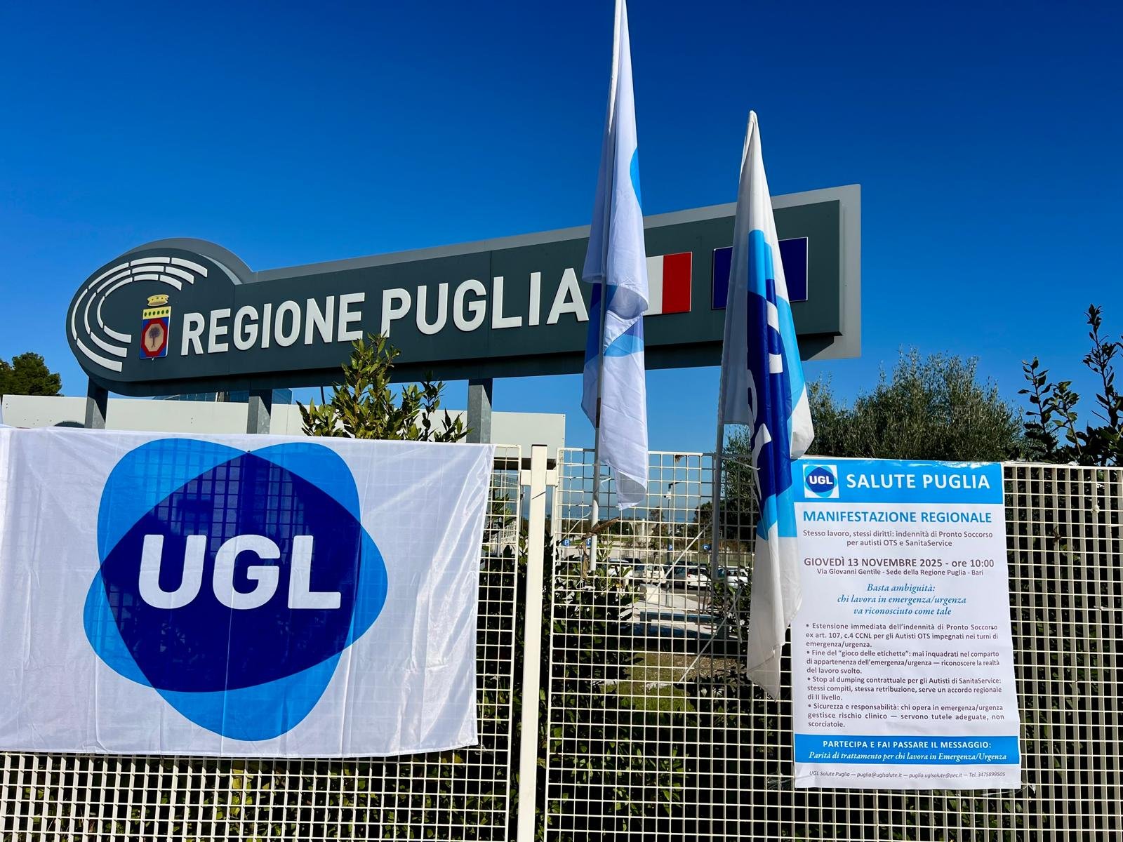 Sanità Puglia, UGL Salute: “Prosegue la battaglia per il riconoscimento degli autisti dell’emergenza urgenza”