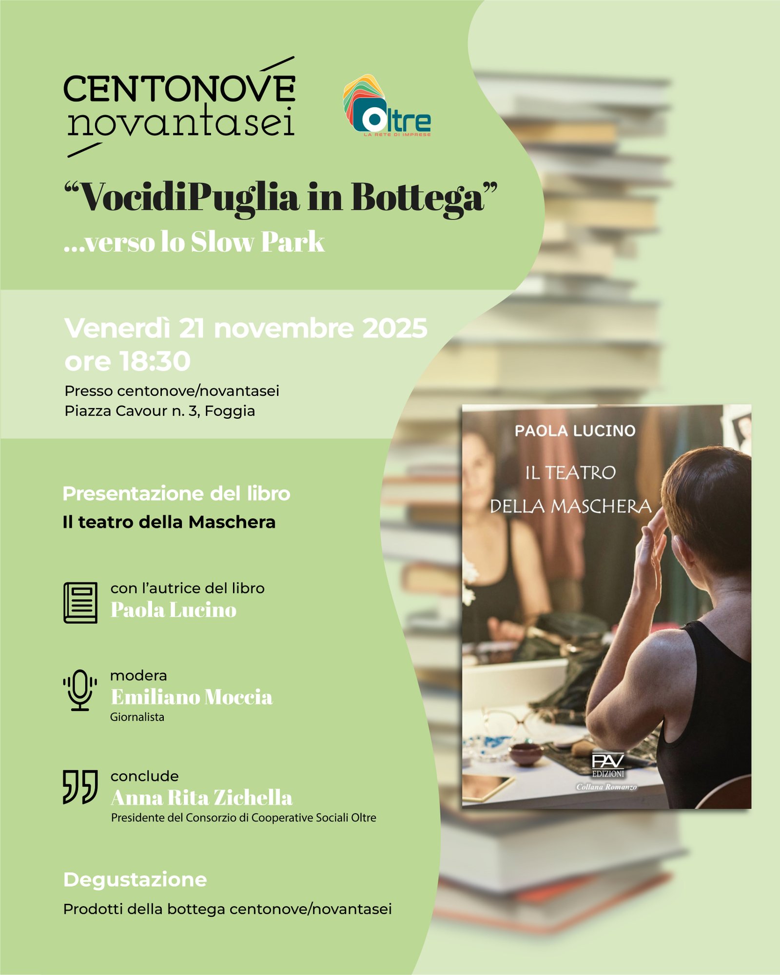 Locandina Paola Lucino 21 novembre 25