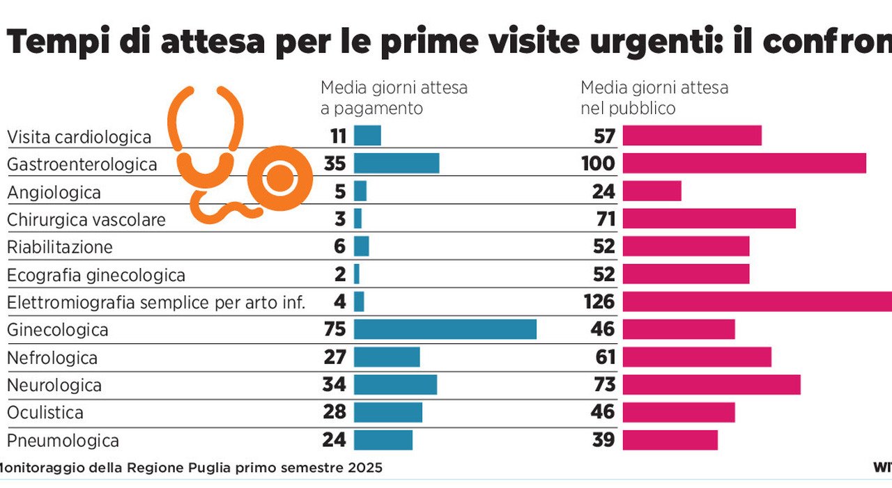 Sanità e liste d'attesa infinite: sempre più pugliesi pagano per esami.