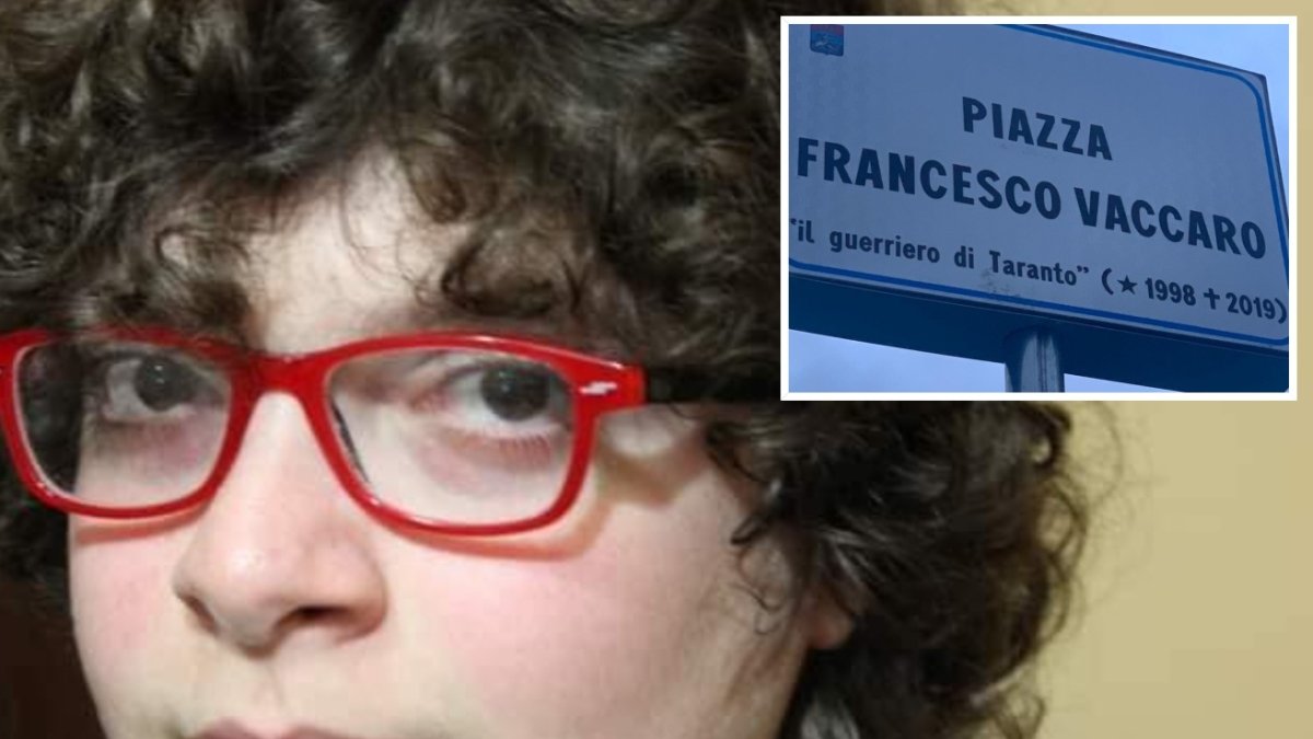 Taranto dedica una piazza a Francesco Vaccaro, il «guerriero» scomparso a 20 anni per anemia emolitica.
