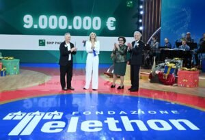 Telethon: Bnl Bnp Paribas raccoglie 9 milioni nel 2025, superando i 350 milioni in 34 anni.