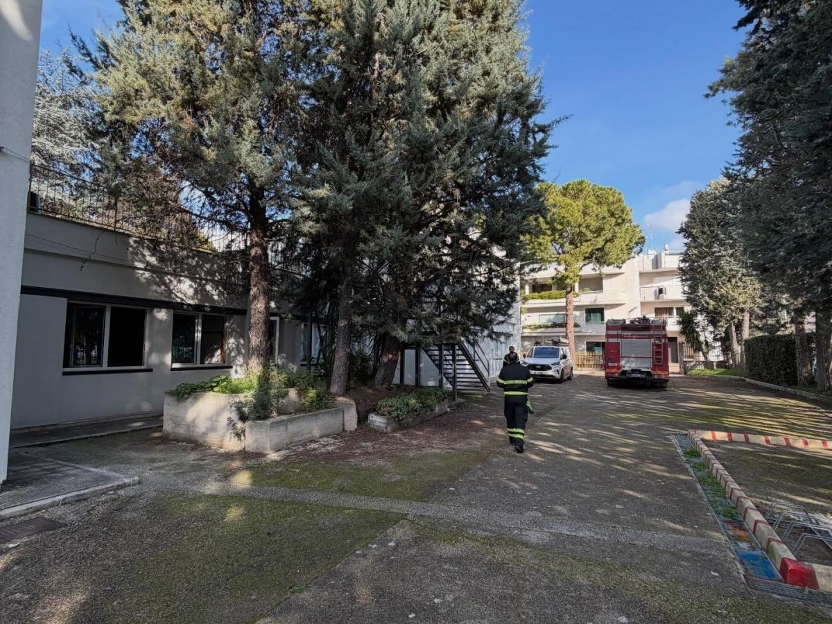 Manca il riscaldamento, si accendono le stufe elettriche in classe: il contatore salta e scoppia un incendio in una scuola di Rutigliano.