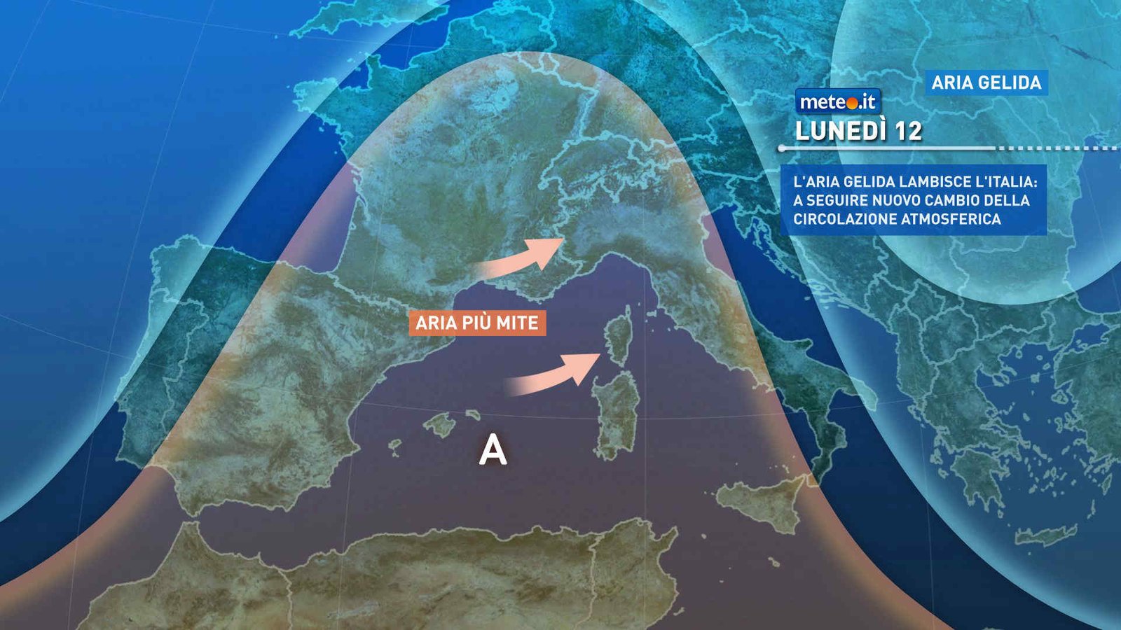 Meteo: l'ondata di gelo si esaurirà lunedì 12 gennaio