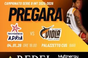 Redel Reggio Calabria, il 2026 inizia a Bari: sfida insidiosa contro l’Adria