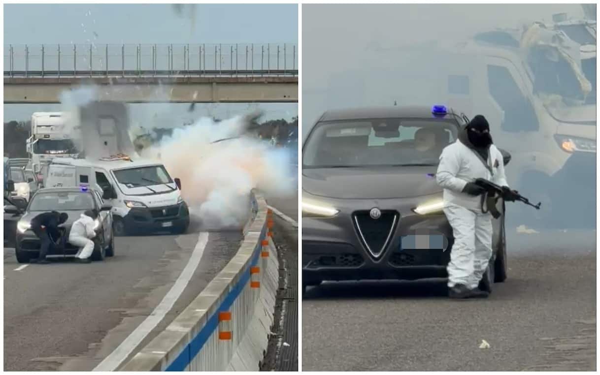 Assalto a un portavalori nel Brindisino con sparatoria: due arresti