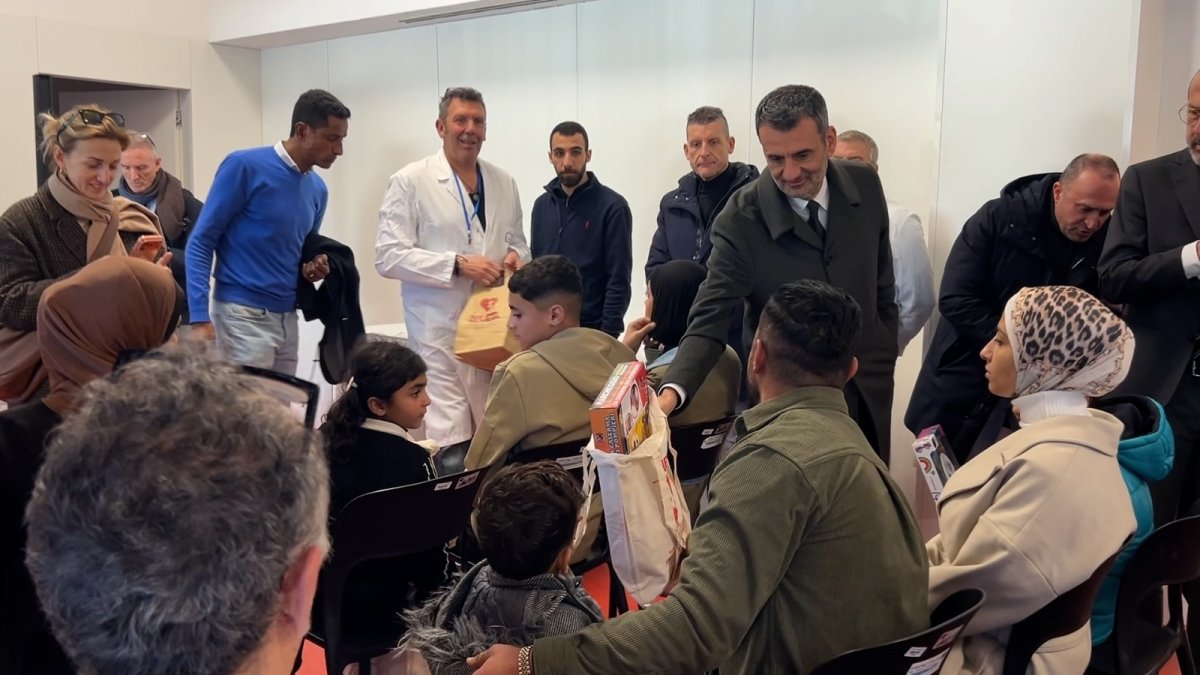 Da Gaza alla Puglia: tre pazienti accolti per cure al Policlinico di Bari, insieme alle loro famiglie.