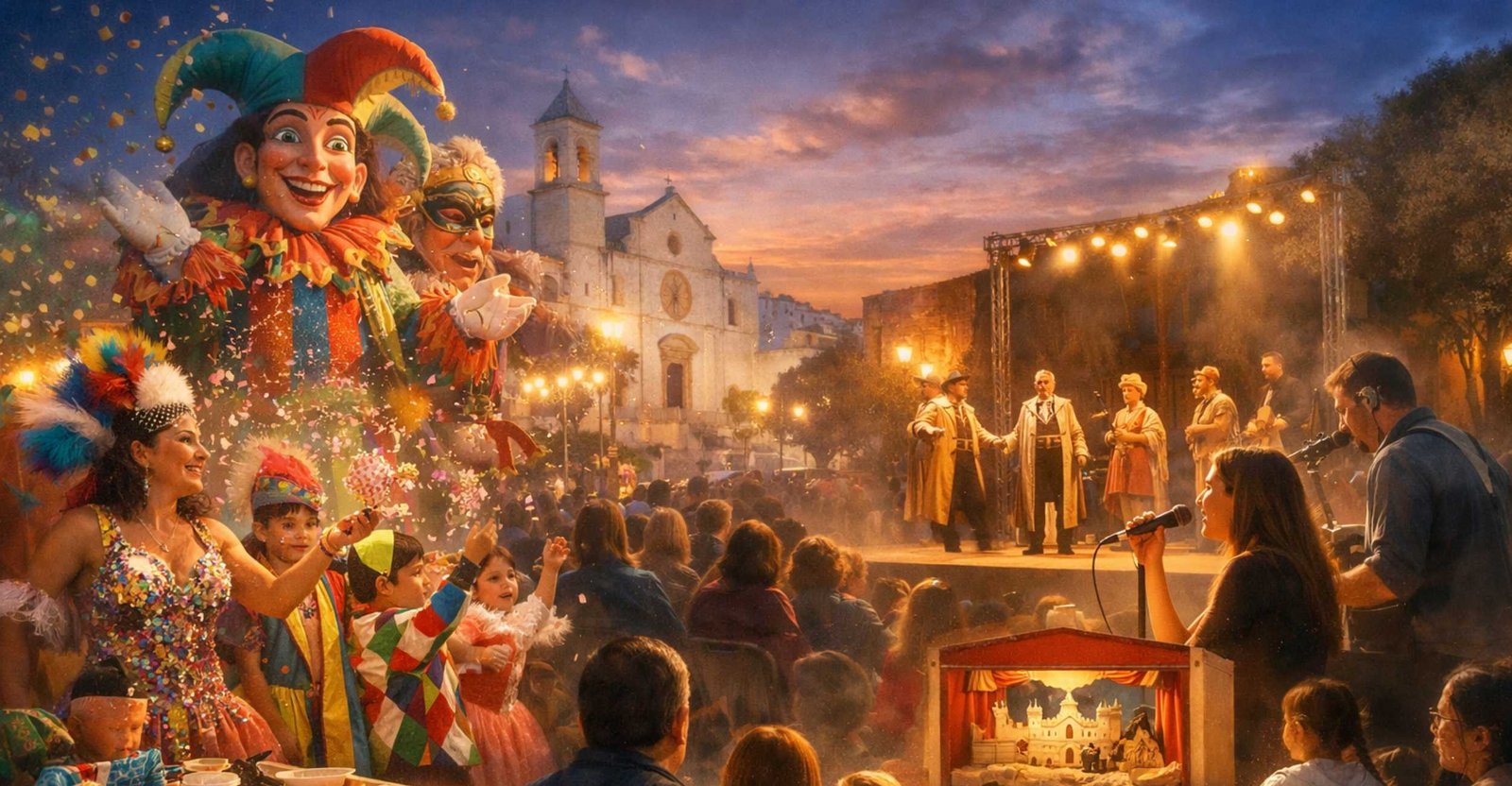 Eventi in Puglia fino al 22 febbraio 2026: Carnevale, Teatro e Cultura Pugliese