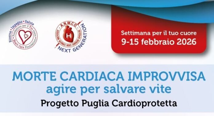 Medicina: una settimana di eventi per il Progetto Puglia Cardioprotetta