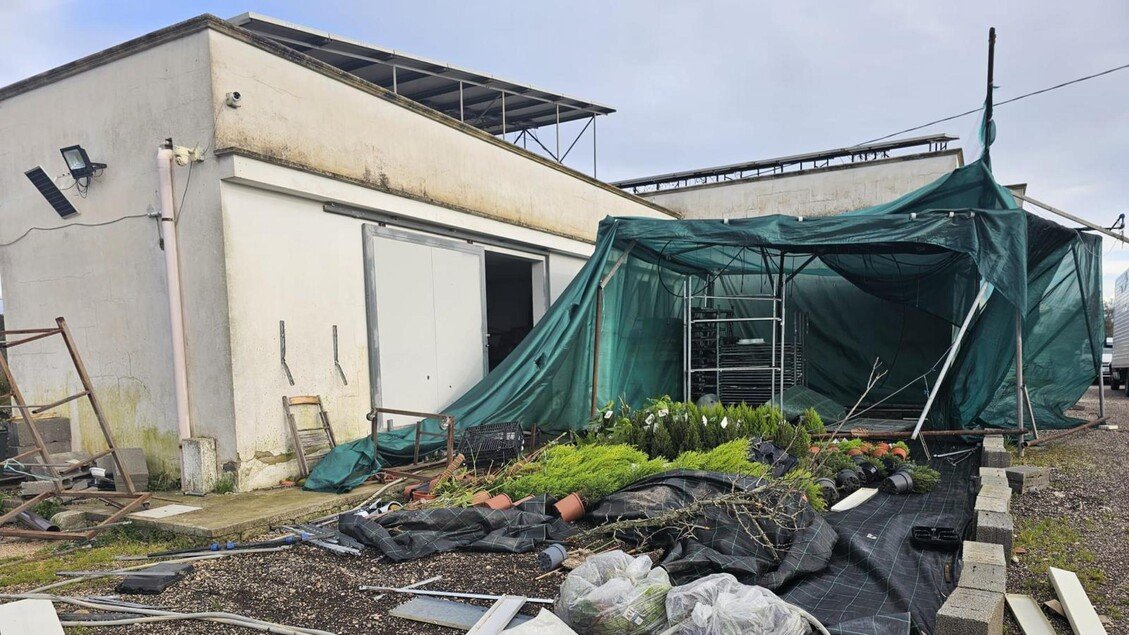 Tromba d'aria nel Brindisino, il comune chiede lo stato di calamità alla Regione Puglia