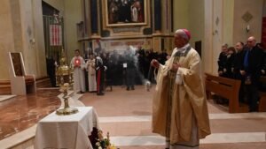 Dopo 10 anni, il pontificale di San Benedetto torna nella cattedrale di Norcia