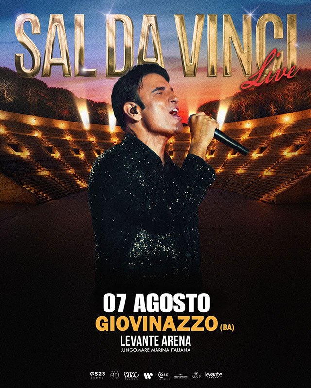 Gs23 porta a Giovinazzo il vincitore di Sanremo Sal Da Vinci