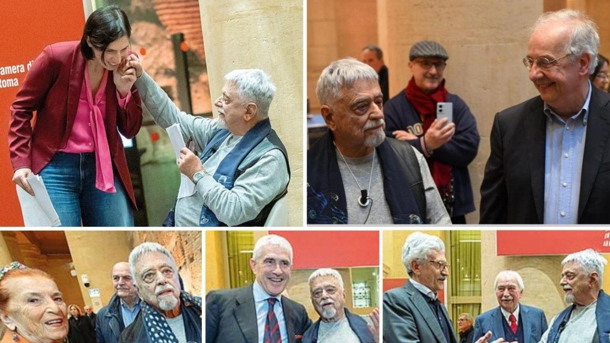 I novant'anni di Achille Occhetto: la rimpatriata del vecchio Pci, la musica di Bob Dylan e il saluto a Mattarella