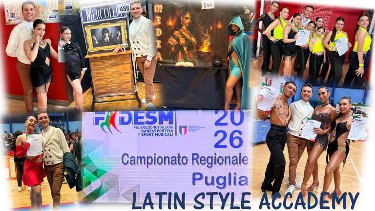 Latin Style Academy di San Severo protagonista in Puglia: pioggia di medaglie alla Coppa e al Campionato Regionale FIDESM