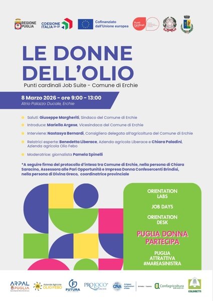 Le donne dell'olio, la locandina