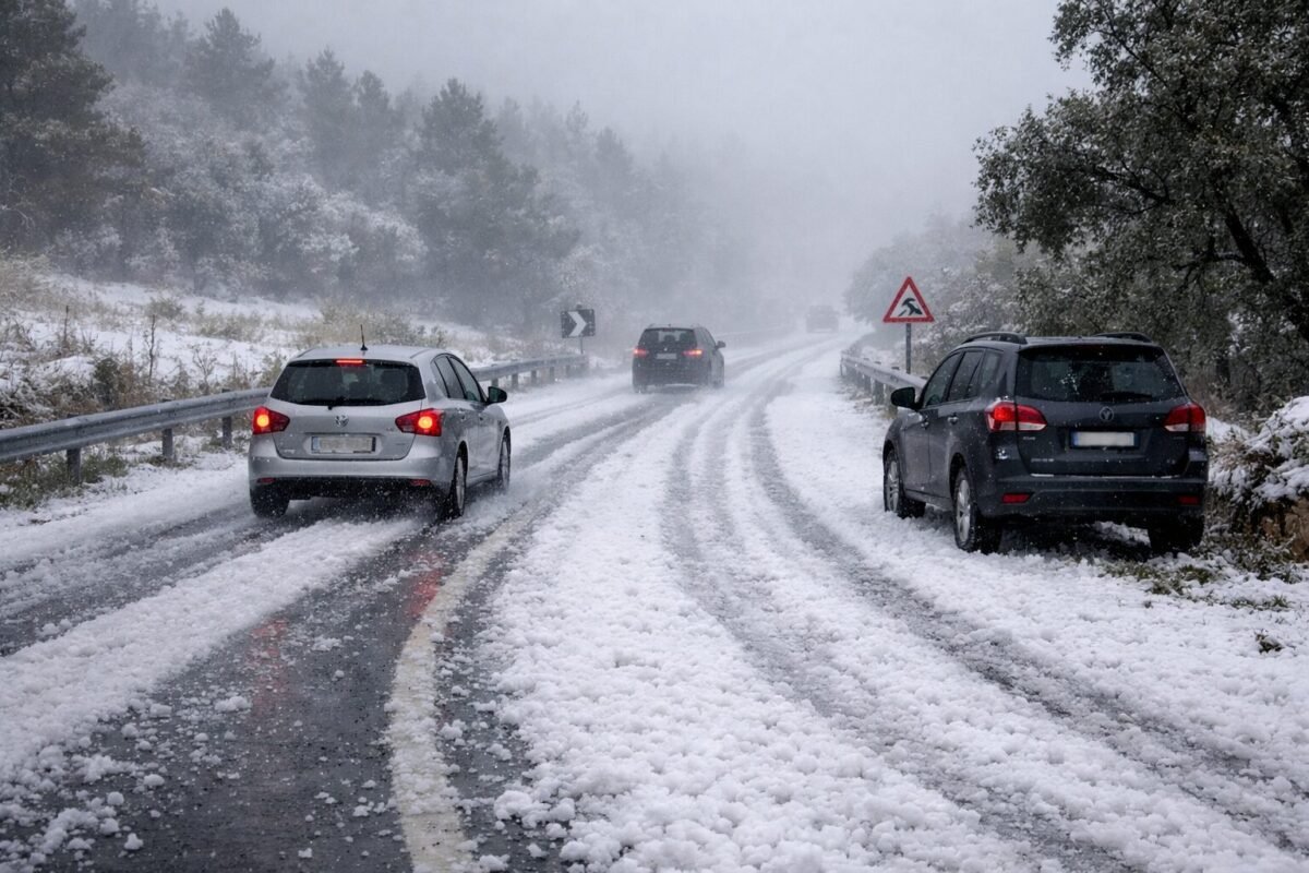 Maltempo in Puglia: grandinata imbianca il Gargano