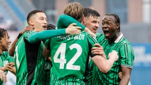 Serie A: il Sassuolo trionfa in 10 contro l'Atalanta 2-1