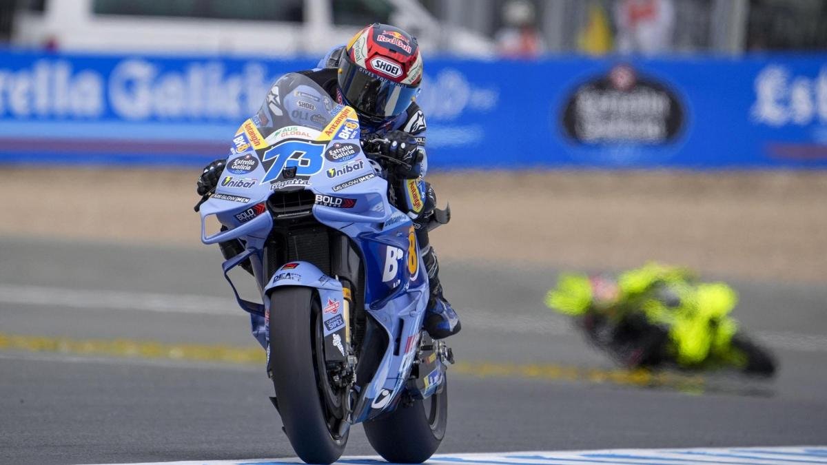 A Jerez la Ducati torna protagonista: Alex Marquez precede Di Giannantonio, seguito da Bezzecchi.