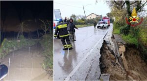 Allerta rossa in Abruzzo, Molise e Puglia: esonda il fiume Osento e interrotta la tratta ferroviaria Adriatica.