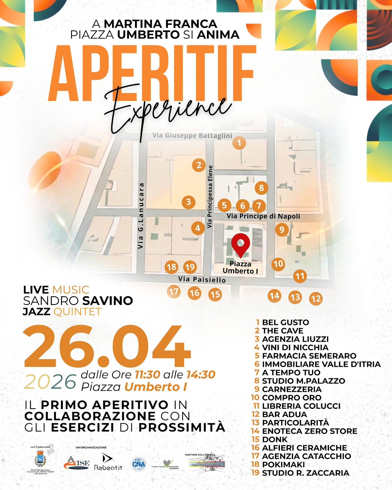 Aperitivo di comunità a Martina Franca tra musica, partecipazione e zero alcol