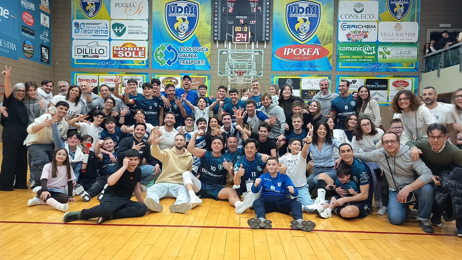 Ecologica Udas Cerignola, un trionfo storico: conquistata la Coppa Puglia