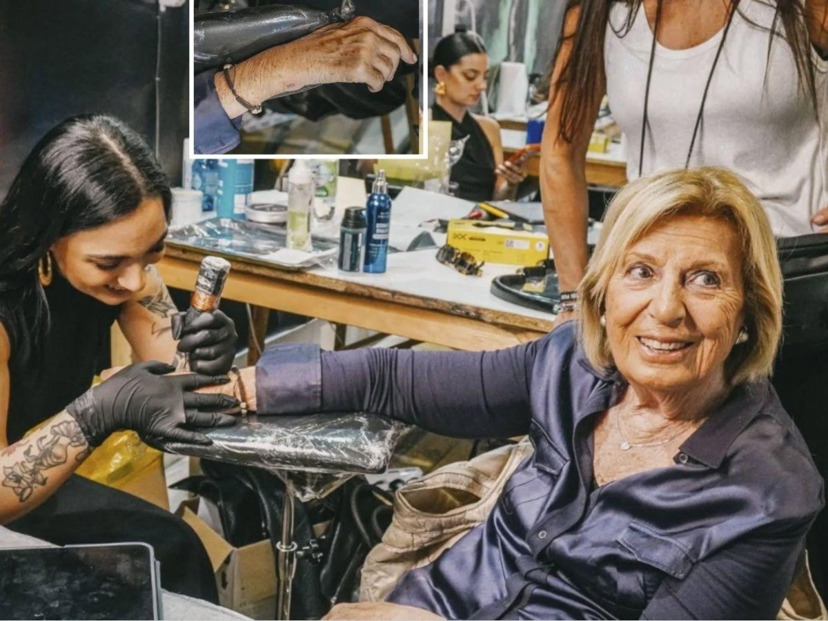 Lecce, il tatuaggio nostalgico della sindaca Adriana Poli Bortone: si fa incidere MSI sul polso destro.