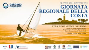 Manfredonia, città della vela, protagonista del calendario di Puglia 2026.