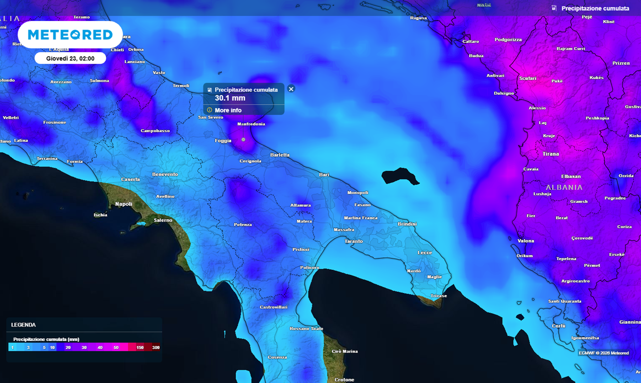 Meteo Puglia: aria artica in arrivo con calo delle temperature e temporali. Rischio anche per il 25 aprile?