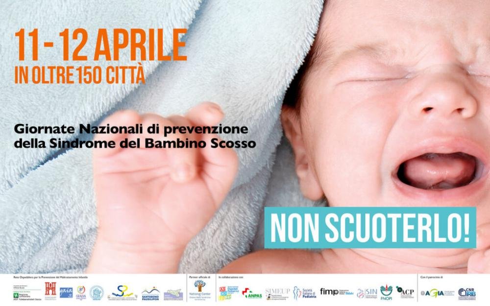 Taranto si illumina d'arancio per sensibilizzare sulla sindrome del bambino scosso